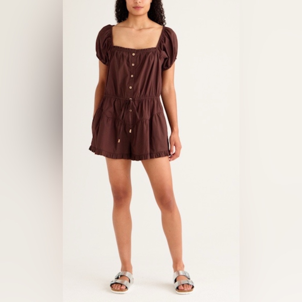 Free People Free-est A Sight For Sore Eyes Cotton Romper | XL